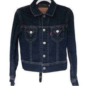 Levi's Denim Jean Type 1 Iconic Button Down Jacket Size S